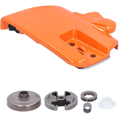Kit Chaîne Couple de Pignon Clutch Cover Kit Adapté Husqvarna 353 351 350 346XP 345 Chainsaw