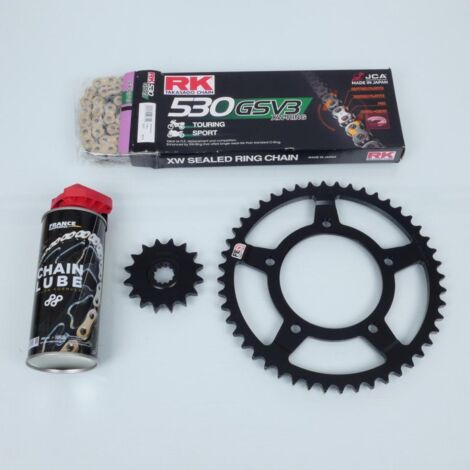 Kit chaîne FE pour moto Yamaha 600 YZF R6 1999 à 2002 16x48 Pas