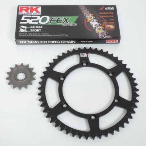 Kit chaîne France Equipement pour Moto Kawasaki 450 KLX 2007 à