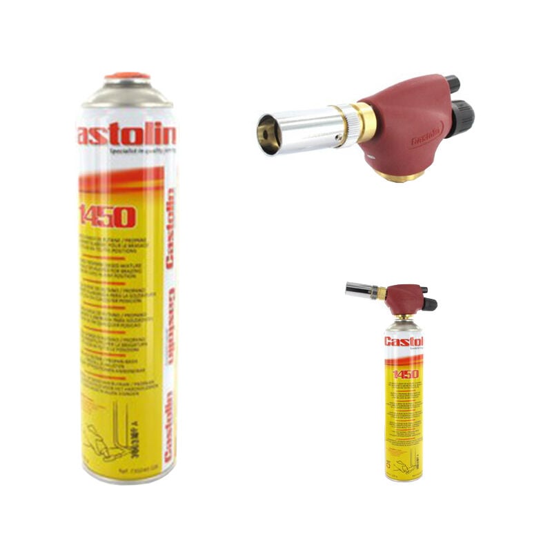 Castolin - Kit Chalumeau 1450 complet pour brasage tendre