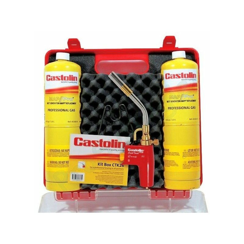 Castolin - Kit valise CTK27 2 bouteilles
