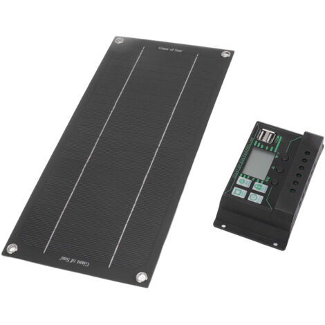 Kit chargeur de batterie solaire portable 18 V avec panneau solaire 600 W pour camping-car et voiture.