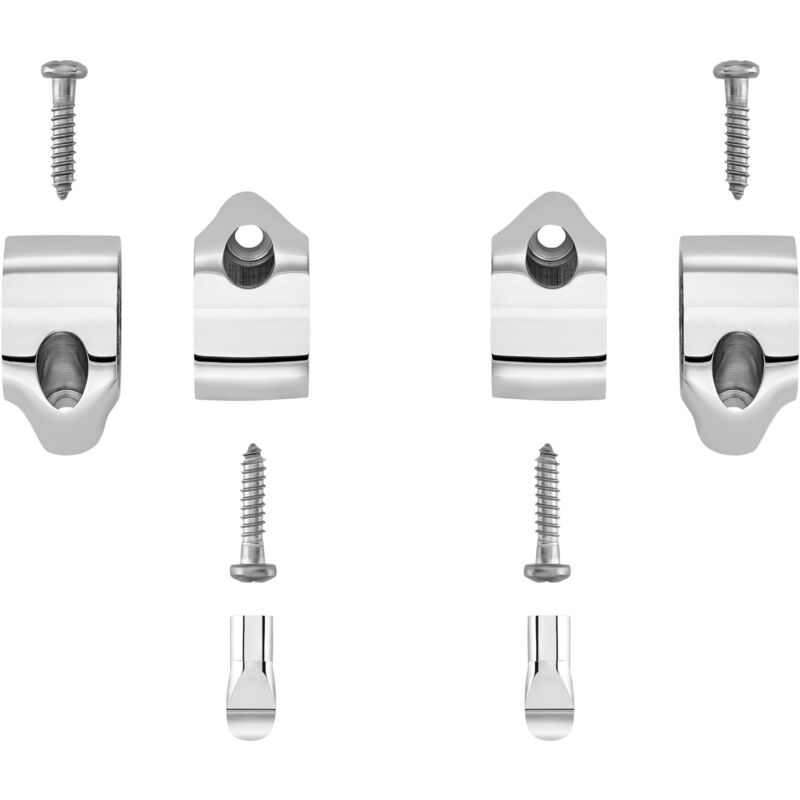 Kit éléments de charnière amort cr laiton Roca