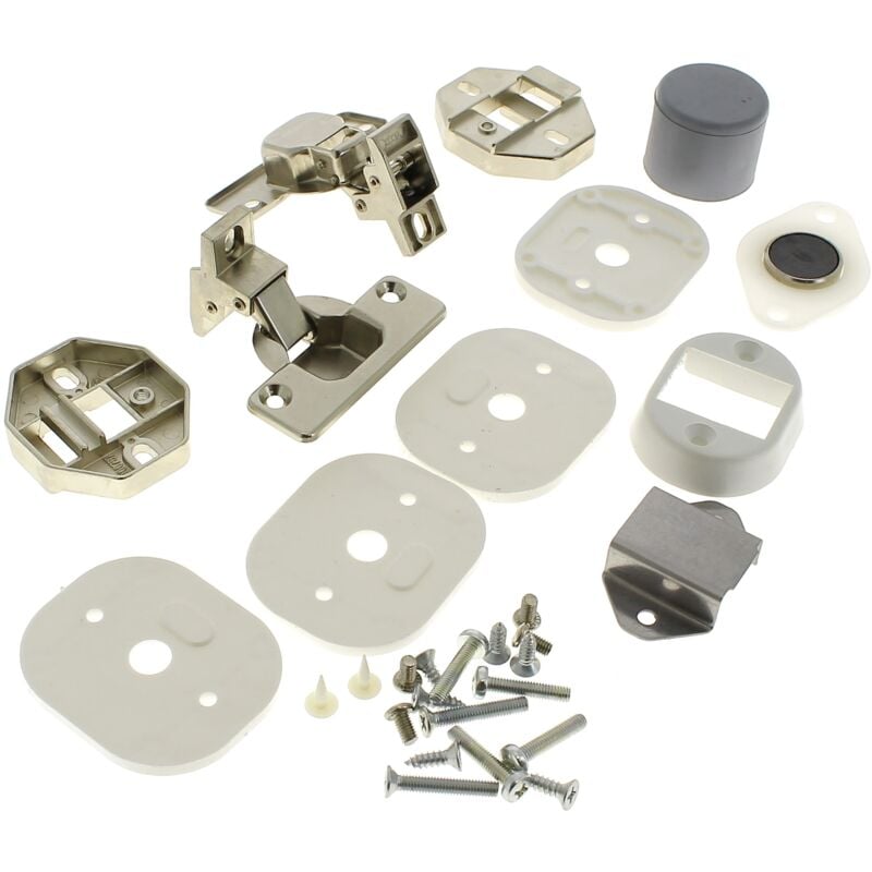 Hotpoint Ariston - Kit charnieres habillage c00666271 c00087354 - lave-linge