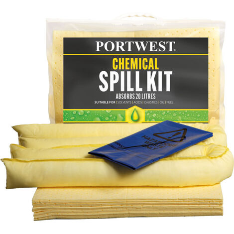 Kit Chemical 20 Litros - Control de Sustancias Químicas / Amarillo