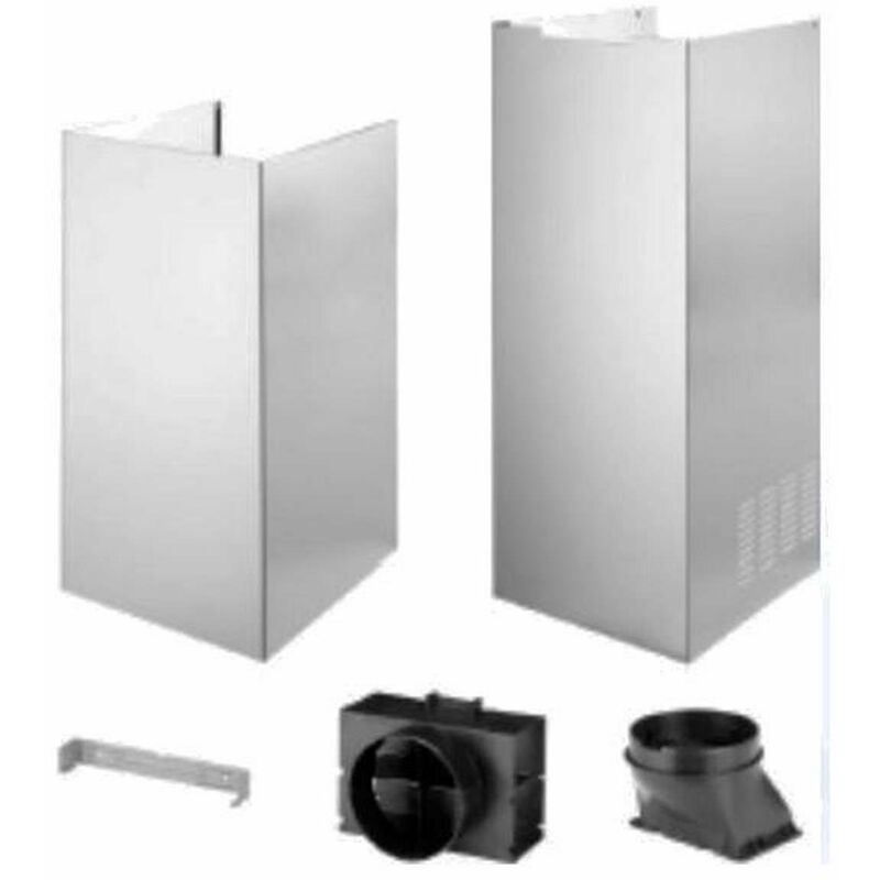 Kit cheminée + deflecteur + raccord AMC054IX (480122102371) Hotte WHIRLPOOL