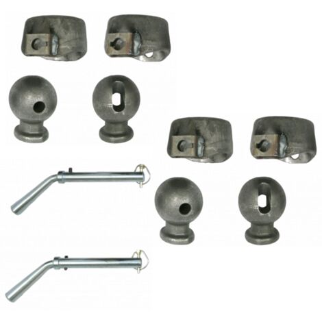 Kit chiocciole a più sfere per rimorchio Ø 78mm