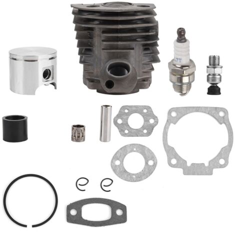 Kit cilindro e pistone da 46 mm con guarnizione per motori Husqvarna Rancher Nikasil 50, 51 e 55.