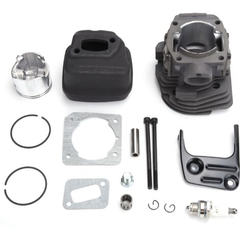 Kit cilindro pistone silenziatore da 45 mm, accessori per attrezzi da giardinaggio, compatibile con Jonsered CS2150 e CS2152.