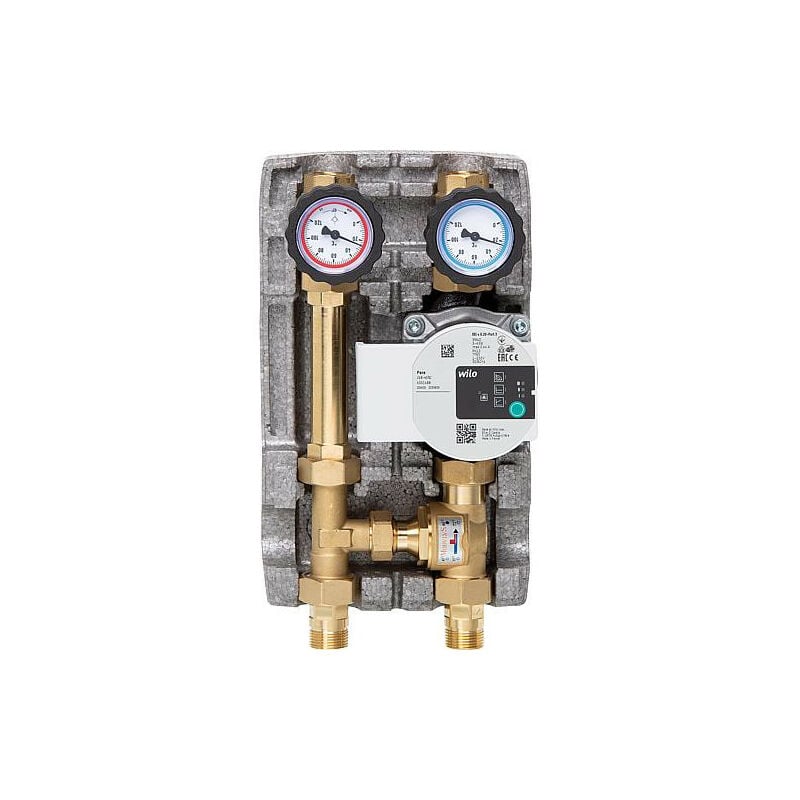 Kit Circuit de chauffage Easyflow DN20(3/4'), chargeur-combustible solide 60°C, Wilo Para 15/6SC