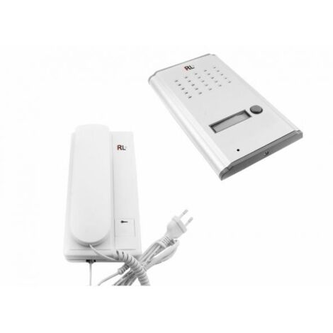 KIT CITOFONO MONOFAMILIARE PULSANTE APRICANCELLO A INCASSO