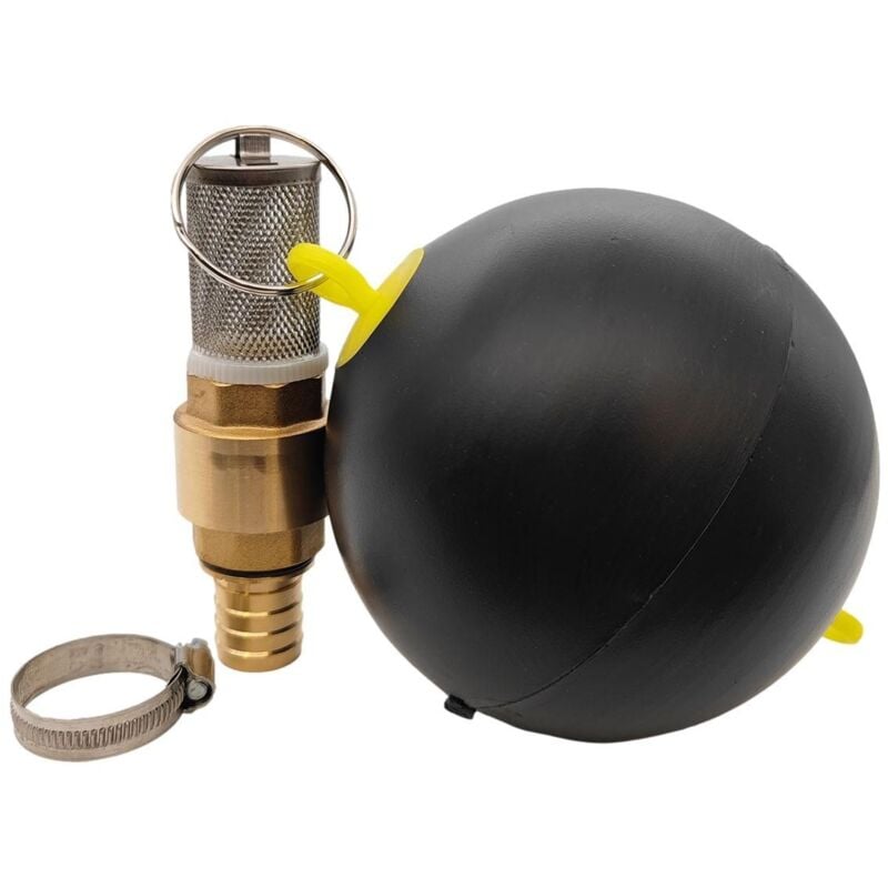 Kit Crépine Inox 1'' + Flotteur + Clapet Antiretour Diamètre 25mm