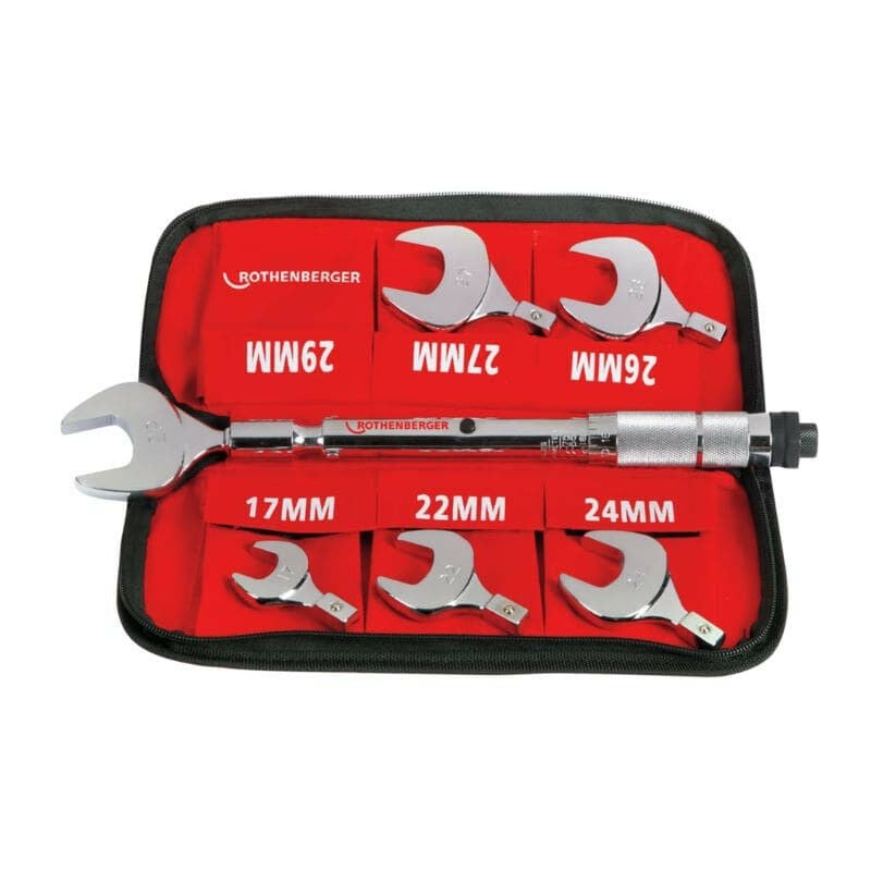 Ensemble de clés de fourche de couple 17-29mm - rothenberger 175001