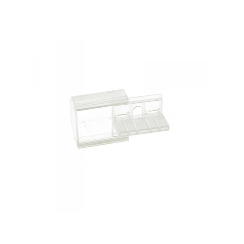 Image of Kit Clip Gancio Plastica Per Fissaggio Angolo Interno Muro Parete Del Profilato Alluminio BA4420