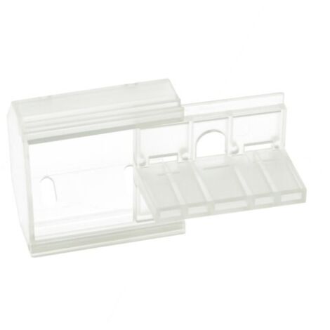 Kit Clip Gancio Plastica Per Fissaggio Angolo Interno Muro Parete Del Profilato Alluminio BA4420