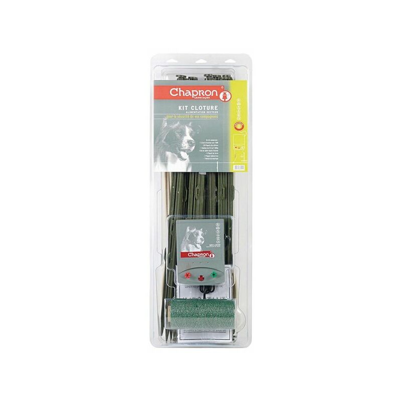 Chapron Lemenager - Kit clôture électrique pour chien sur secteur
