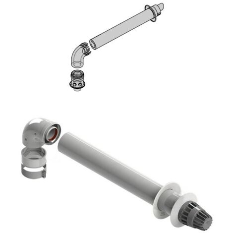 Kit coassiale Unical 60/100 mm per ALKON 09 00361862 - - UNICAL - -