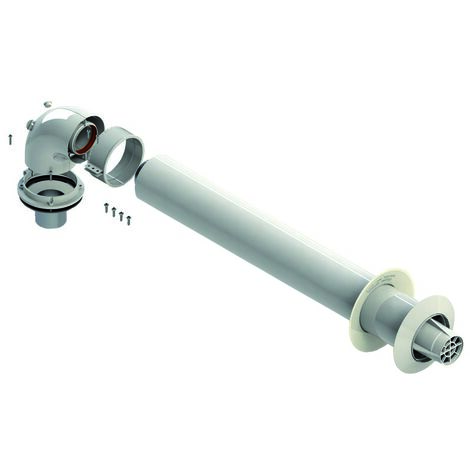 Kit Coaxial Ø 60/100 Aluminium - Sans Inspection