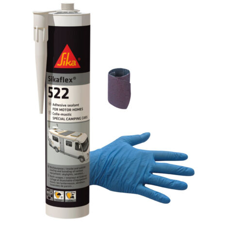 Kit Colle Panneau Solaire Avecprofils Aluminium Colle 522 Sikaflex - Sika