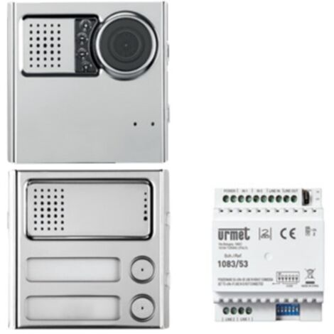 Kit Colonna Secondaria Video 2Voice Sinthesi Steel ( URMET cod. 1783/739 )