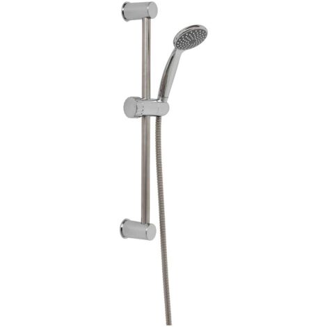 Kit colonne 52cm /douchette 1 fonction et anticalcaire/flexible acier inoxydable 150 cm - chrome - Tendance