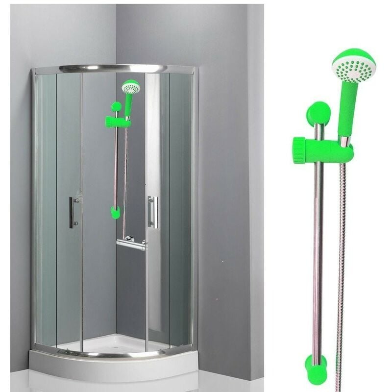 Kit colonne de douche 52cm réglable avec douchette - rilux Couleur: Vert