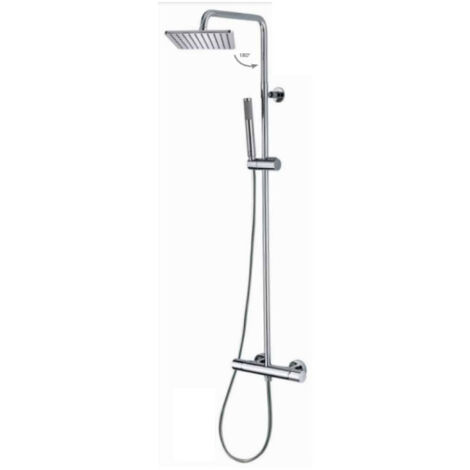 Kit colonne de douche monocommande blanc Cosmo - Bossini L10174045