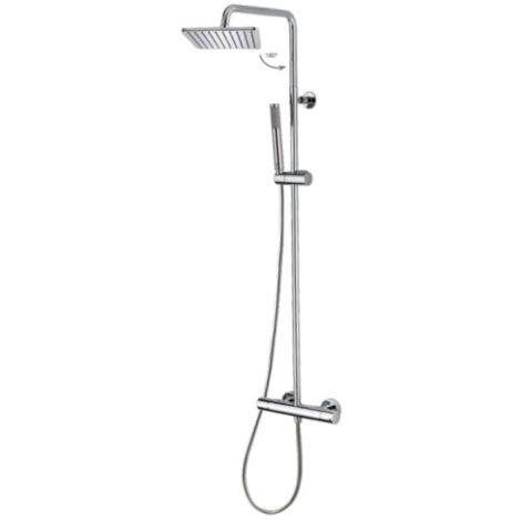 Kit colonne de douche Thermostatique blanc Cosmo - Bossini L10103045