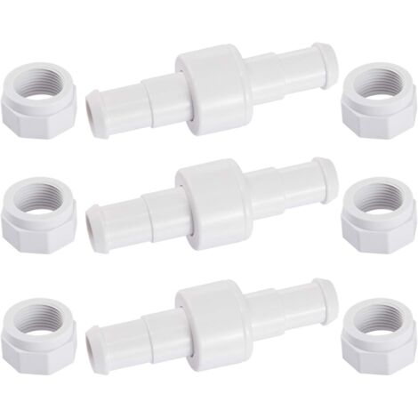 Kit combinato dado girevole per tubo flessibile per pulizia piscina da 3 pezzi, kit combinato dado girevole per tubo flessibile per pulizia piscina, parti di ricambio per Polaris 180 280 380 D20 D-20