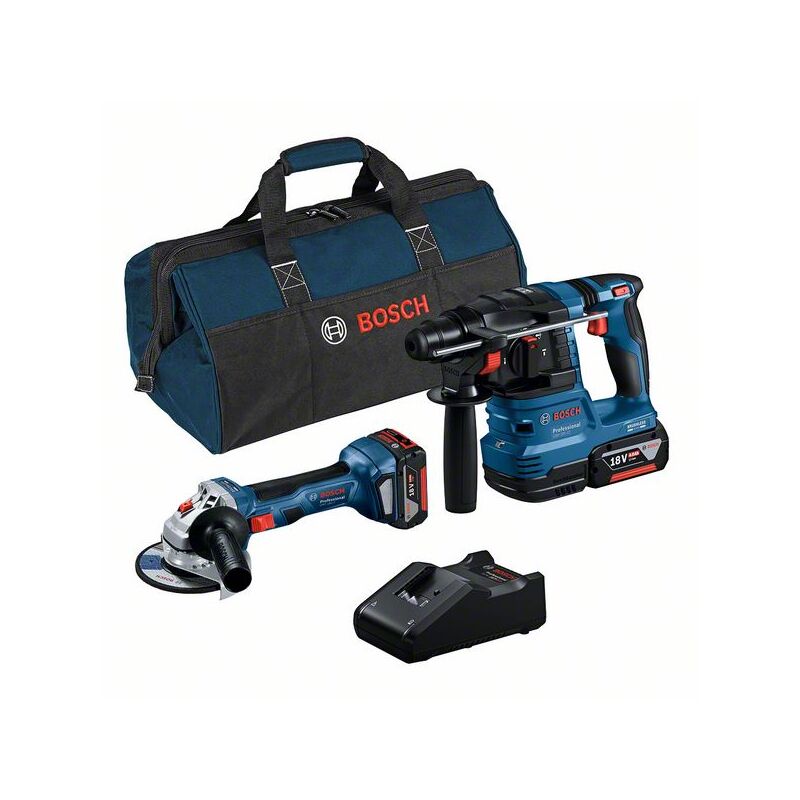 Bosch - Kit trapano a percussione e smerigliatrice 0615A50037