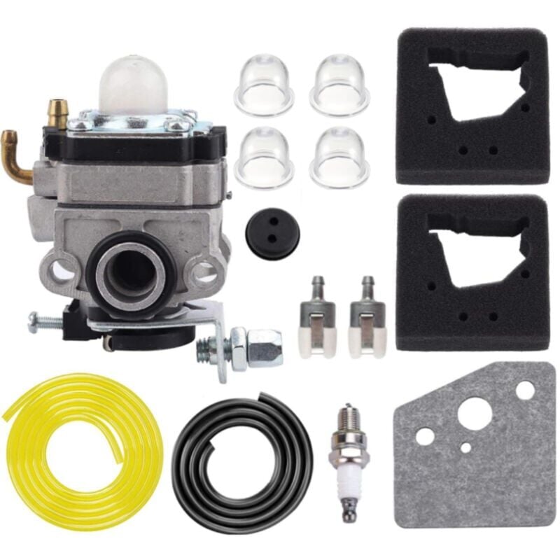 SNQ - Kit combiné carburateur FG100 GX31 pour cultivateur 4 temps Honda GX22 GX31 HHE31C tondeuse à gazon HHT31S UMK431 UMK431K1 avec divers