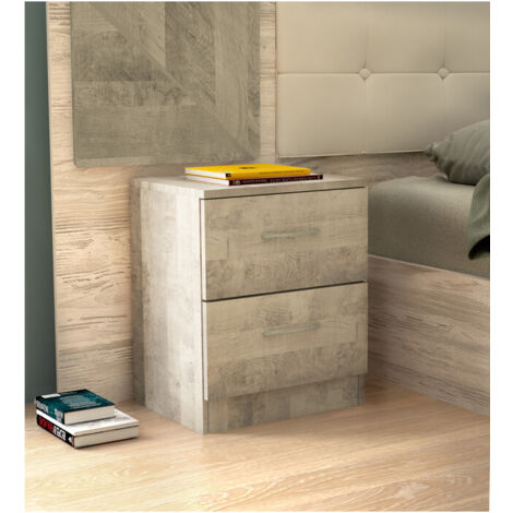 KIT COMODINO 2C 45X34XH47 CM ROVERE PL.- 1,0 pz