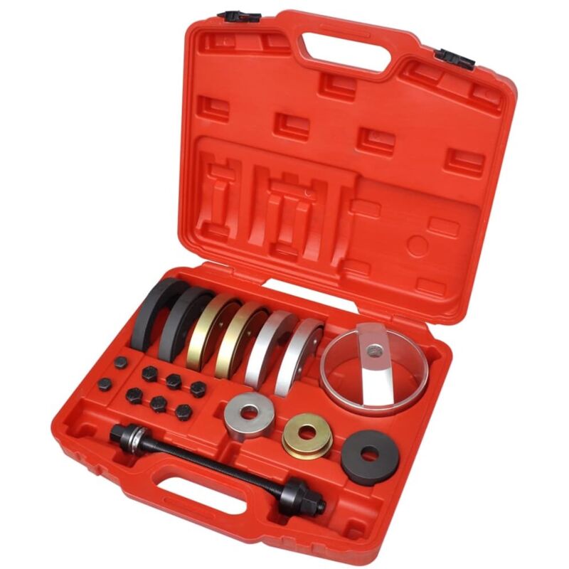 

Kit compacto de herramientas para cambiar rodamientos rueda 19 piezas