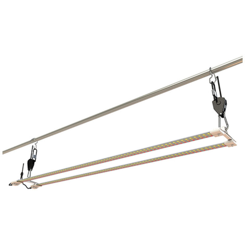 Kit complet 2 barres led + Alimentation tnoled- 2x40W - Floraison ue/uk/us - Secret Jardin