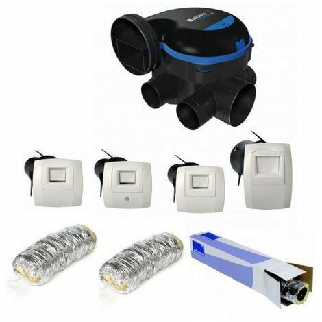 Kit VMC Aldes EayHOME COMPACT CONNECT et 3 bouches ColorLINE et 4