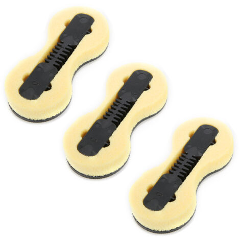 Kit Complet Ailerons de Surf 3 Pièces - 8 Ailerons en Forme de 8, Clé et Vis Incluses - Angle de 5 Degrés