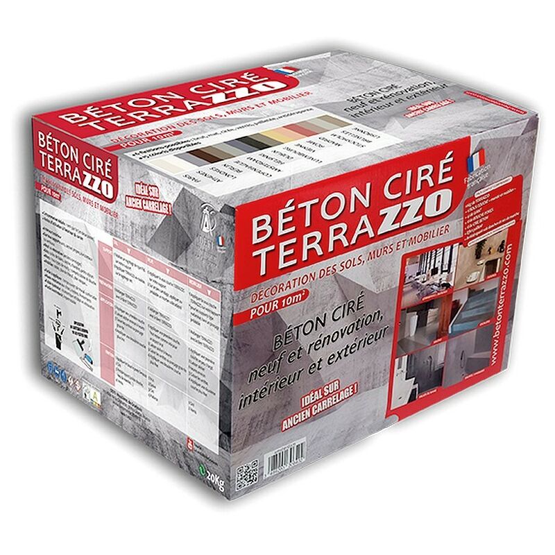 Houillères De Cruéjouls - Kit béton ciré terrazzo 8 à 10m² passage intense et pièces humides Béton ciré: Bucarest