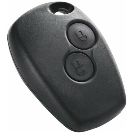 Kit Complet Coque Clé Télécommande Compatible avec Renault Dacia Sandero Duster Lodgy Logan Dokker avec 2 Boutons Switch