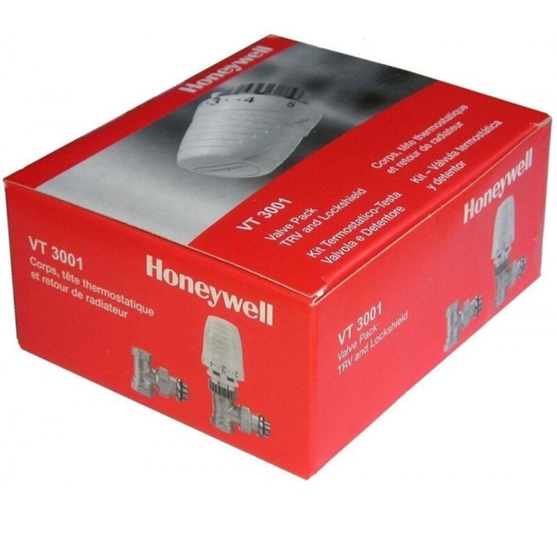 Kit complet corps et tête thermostatique - Kit corps équerre inversé 1/2'