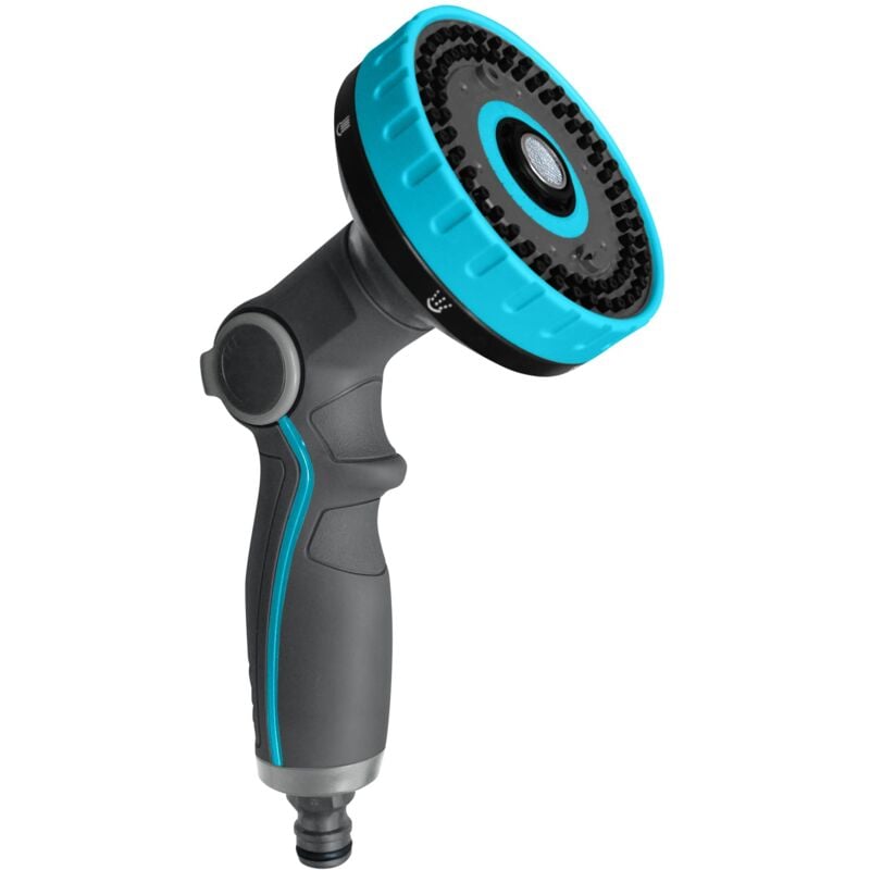 Jardibric - Pistolet d'arrosage 6 jets – gâchette 3 en 1 avec commande au pouce – tête large précision