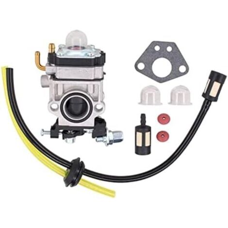 Kit complet de carburateur pour débroussailleuse, compatible avec BC520, comprend des pièces d'installation essentielles -