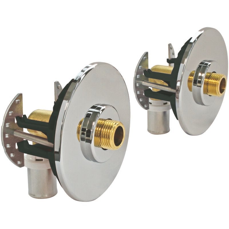 Kit complet de fixation de Robinet Sous-Lavabo Multicouche Ø16 - Rac sert M12/17