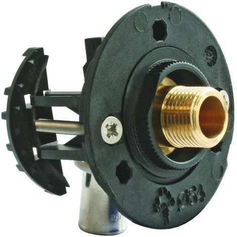 Ayor – Kit complet de fixation robinet de WC – Raccords à sertir pour tube PER Ø12 – Installation rapide sur plaques de plâtre 9,5 à 25 mm