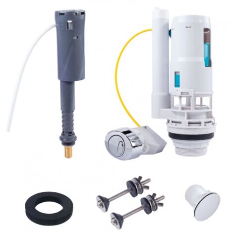 Kit complet de mécanisme de remplissage du réservoir de toilettes - TRES 25477091