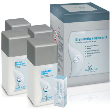Kit complet de produits pour le traitement à l'oxygene actif - Bayrol - kit spa oxygene actif