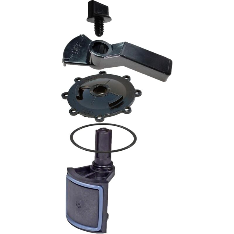 Coocheer - Kit complet de rénovation de vanne de piscine atie 2/3 voies, compatible avec les vannes Jandy 2/3 voies 4715, 4716 et 4717 (1 paquet)