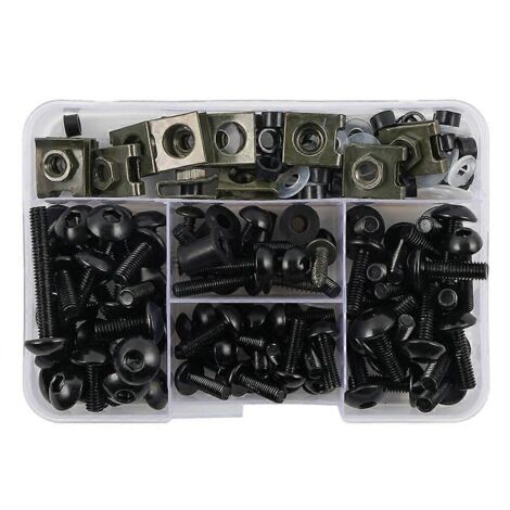 Kit complet de vis et écrous de carénage usinés CNC pour Suzuki Katana 600, 650, 750, 1100, GSX600F, GSX650F, GSX750F et GSX1100F