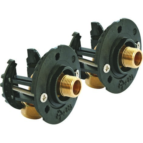 Kit complet fixation Robinetterie Sous-Lavabo - PER Ø12 - Rac Compression M12/17