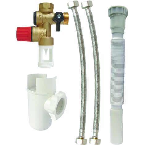 Kit complet groupe de sécurité inox pour eau agressive