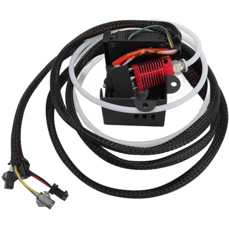 Kit complet Hotend Ender 5, Kit complet de tête d'extrusion pour Ender 5 Bloc chauffant en aluminium Buse Ventilateur de refroidissement Extrudeuse